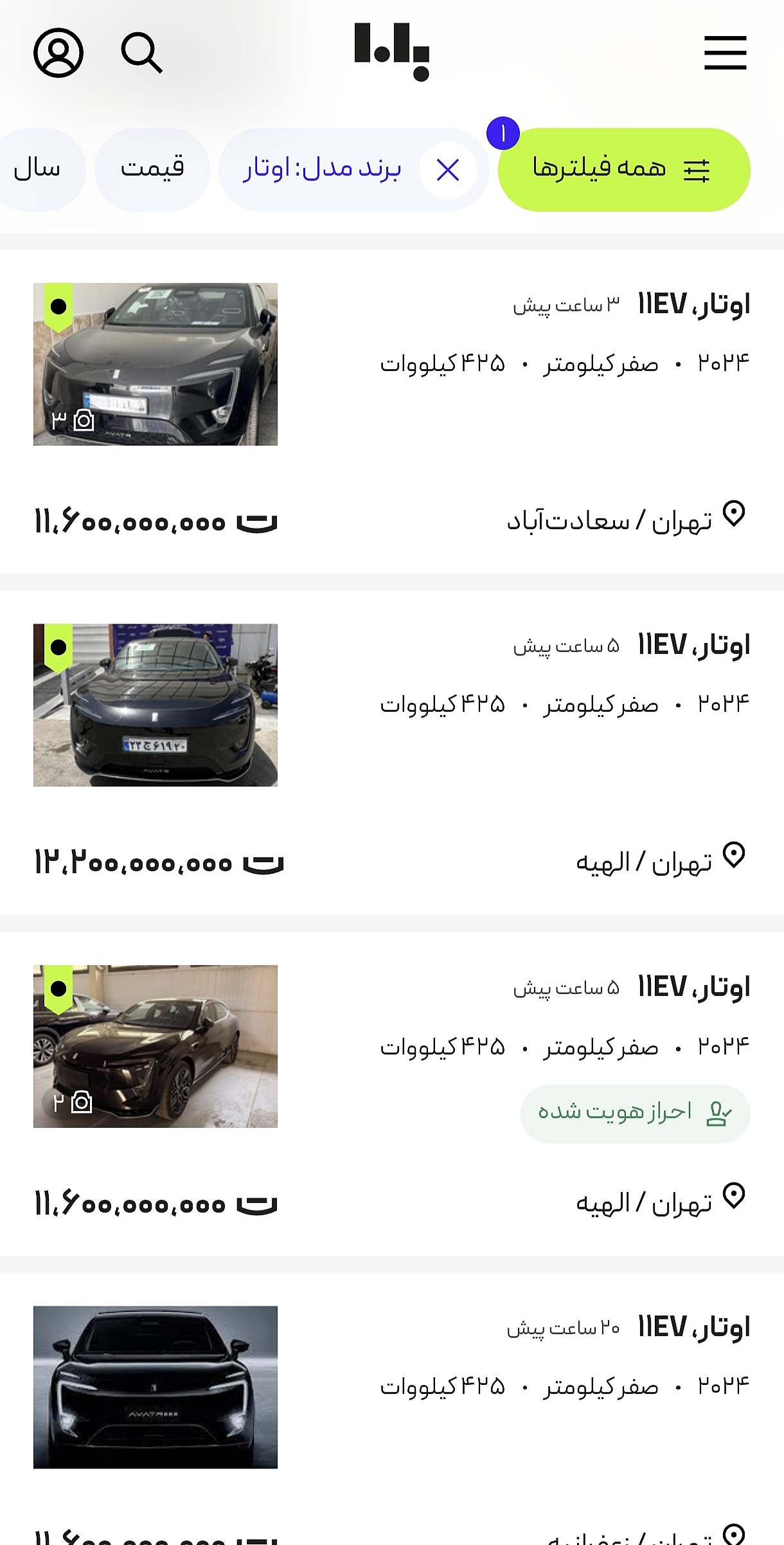 قیمت آواتار ۱۱ در بازار